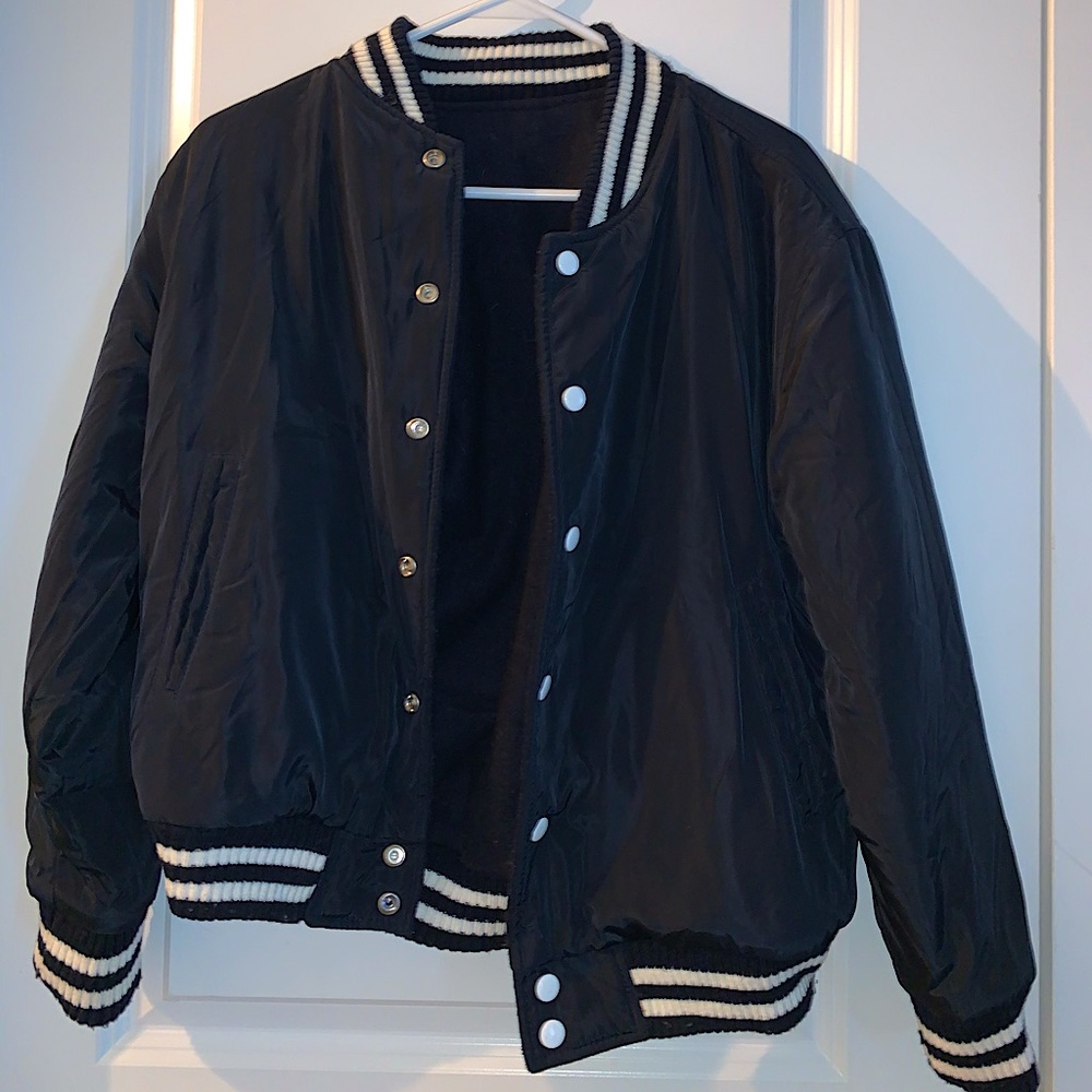 Brandy Melville Reversible varsity jacket